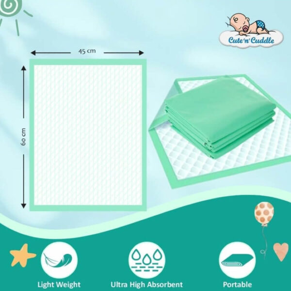 Baby Soft Ultra Absorbent Waterproof Diaper Mess Free Changing Mat